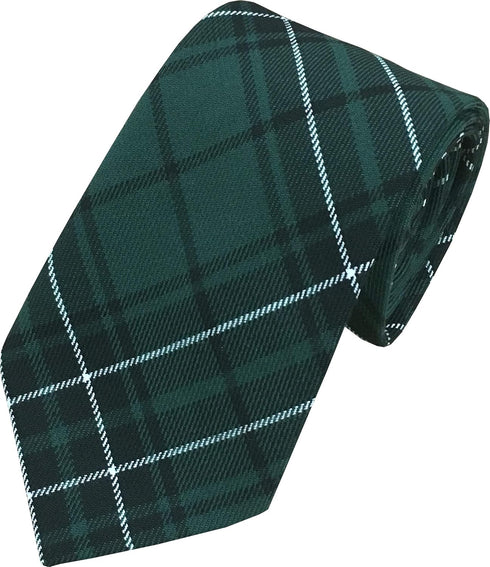 Men's Scottish Maclean Green Tartan Neck Tie...