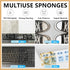 2 Pcs Fruit Shaped Kitchen Compressed Dish Sponges for Cleaning,Cellulose Absorb Water Expand Dishcloth,Natural Household Cleaning Sponges Suitabl...
