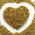 4mm Golden Seed Beads About 1600pcs/110Grams in Bag,6/0 Glass Craft for Making Earrings, Waist Jewelry, DIY Handmade Seed Beads (Golden)...