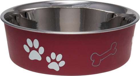 Loving Pets Bowl Bella Medium Merlot...