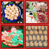KAISHANE Christmas Themed MINI Cookie Cutter Embossing Mold Fondant Stamper Set - 8Pcs Plastic spring die Biscuits Pastry Cutter Set 3D Cookie Cak...