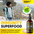 Lions Mane Supplement - Daily Mushroom Supplement for Memory, Focus & Clarity - Brain Booster - Lions Mane Tincture for Natural Immune Support - V...