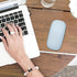 kwmobile Silicone Cover Compatible with Apple Magic Mouse 1/2 Cover - Soft Mouse Protector Grip - Light Blue...