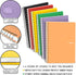 Spiral Notebooks, 6 Pack, 1-Subject, College Ruled Paper, 8.5 x 11, 70 Sheets of 70g/? Paper, Durable PP Cover, For School, Office, Business, Prof...