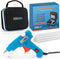Hot Glue Gun Kit with Case - 20w Mini Hot Glue Gun Set and 10 Small Glue Sticks - for Kids and Adults, School, DIY Art and Repairs, Including Carr...