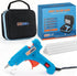 Hot Glue Gun Kit with Case - 20w Mini Hot Glue Gun Set and 10 Small Glue Sticks - for Kids and Adults, School, DIY Art and Repairs, Including Carr...