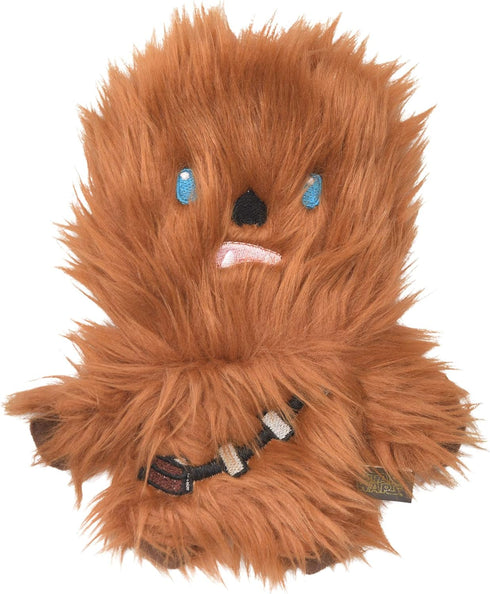 Star Wars for Pets Plush Chewbacca Flattie Dog Toy | Soft Star Wars Toys for Dogs, Brown, Large - 9" | Cute Dog Toy, Squeaky Dog Chew Toy for Pets...