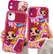 JoySolar for iPhone XR Case Cute Cartoon Case with Makeup Mirror XR Phone Case for Women Teen Girls Funny Cool Unique Protective Cover for iPhone ...