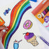 DOODLE HOG Washable Crayons 12 Colors, Kids and Toddler Crayons, Watercolor, Non Toxic, 3 in 1, for Kids Ages 4-8...