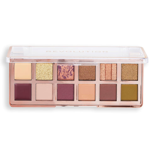 Revolution Beauty, The Eternal Icon Eyeshadow Palette, 12 Ultra-Pigmented Matte & Shimmer Finishes & Shades, Long-Lasting & Blendable, Vegan & Cru...