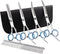 Premium Dog Grooming Scissors with Safety Round Tips, 6 in 1 Dog Grooming Scissors Kit, 4CR Stainless Steel Premium Pet Grooming Shears for Dog, S...