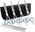 Premium Dog Grooming Scissors with Safety Round Tips, 6 in 1 Dog Grooming Scissors Kit, 4CR Stainless Steel Premium Pet Grooming Shears for Dog, S...