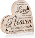 Jetec Sympathy Gift Bereavement Memorial Decor Sign Loss of Loved One Remembrance Sign Memorial Present Condolence Sign Loss of Mother Father Symp...