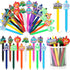 24 Pcs Inspirational Pens Bulk Motivational Quote Ballpoint Pens Funny Retractable Black Ink Pens Colorful Encouraging Writing Pen for Women Men O...