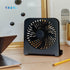 Treva 5-Inch USB And Battery Powered Desk Fan With Two Cooling Speeds And Adjustable Tilt Small Fan USB Fan Cubicle Accessories Durable and Long L...