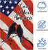 God Bless America 4th of July Garden Flag Patriotic Birds House Flag 12x18 Inch Double Sided, America Independence Day Flag Memorial Day Yard Bann...