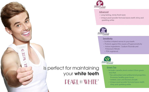 BEYOND Pearl White Whitening Toothpaste (Advanced, 2 Pack of 4.6 oz / 130 g)...