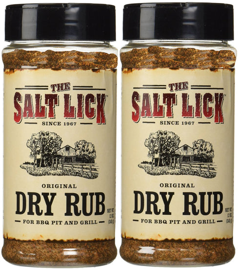 Salt Lick Original Dry Rub (2 Pack) 12 ounces each...