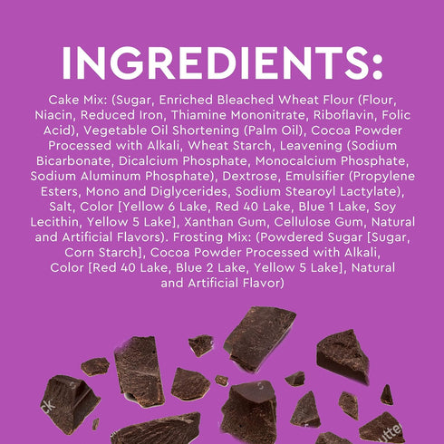Duncan Hines Easy Cake Kit Chocolate Lover's Cake Mix, 8.4 oz...