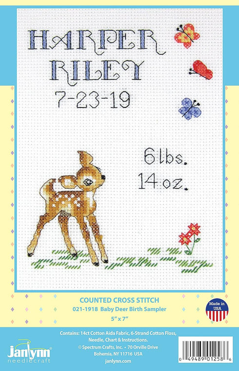 Tobin Janlynn Counted Cross Stitch Kit Multicolor, White...