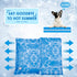 Dog Cooling Mat Pet Cooling Chill Pad Cool Blanket Water Injection Durable Cooling Dog Bed Mats for Extra Large Dogs Cats for Kennels Crates Beds ...