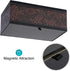 Sumnacon Tissue Box Cover Rectangule Leather Tissue Box with Magnetic Bottom,Stylish PU Tissue Box Holder for Bathroom Toilet Bedroom Living Room ...