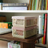 Mini Collapsible Plastic Crates with Lid 1Qt(7.5''x4.5''x2.8'') Foldable Small Storage Container for Crafts,Office,School,Kitchen...