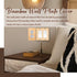 2PC Solid Wood Double Rocker Light Switch Plate 4.5" X 4.5" Bamboo Light Switch Cover Quality Raw Wooden Decorative Bedroom Kitchen Home Decor (Do...