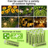 Rechargeable AA Batteries, Ni-MH Double A Solar Batteries High Capacity 1.2V Pre-Charged for Outdoor Solar Lights, String Lights, Pathway Lights (...