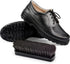 Premium Black Horse Hair Brush - Horse Hair Shoe Brushes for Polishing, Cleaning & Buffing Leather Shoes - Boot Brush with Soft Bristles, Comfy Gr...