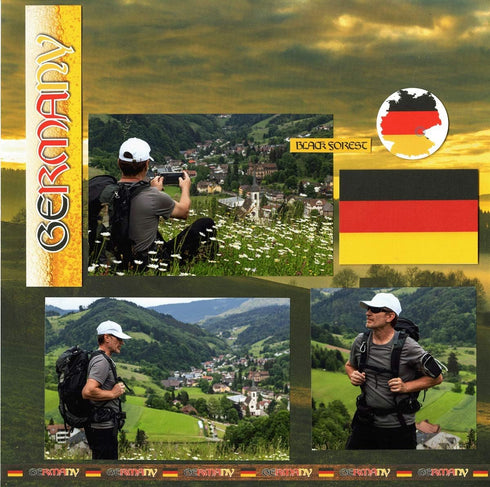 Reminisce (REMBC) Germany Scrapbook Collection Kit, Multi Color Palette...