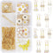 SUNNYCLUE 1 Box DIY 10 Pairs Thanksgiving Day Daisy Flower Charms Earrings Making Starter Kit White Enamel Flower Charms Glass Beads Linking Rings...