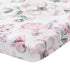 Lambs & Ivy Signature Botanical Baby Watercolor Floral Cotton Crib Sheet- White...