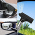 2 Pcs Car Mirror Wiper, 38.6in Handle Car Side Mirror Squeegee, Car Mirror Squeegee, Side Mirror Squeegee, Mini Squeegee for Rainy Foggy Weather...