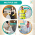 6 Gallon Garbage Bags, High Density: Clear, 6 MICRON, 20x22, 100 Bags....