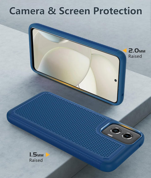 FNTCASE for Motorola Moto G-Power-5G-2024 Case: Dual Layer Protective Heavy Duty Cell Phone Cover Shockproof Rugged with Non Slip Textured Back - ...