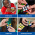 Rubik’s Edge, 3x3x1 Rubik’s Cube for Beginners Single Layer Puzzle Retro Educational Brain Teaser Travel Fidget Toy for Adults & Kids Ages 8+...