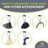 Hat Rack for Baseball Caps, Hanging Hat Organizer Display Holder, Hanger Hat Holder for Closet, Ball Cap Hat Storage Ideas (2-Pack)...