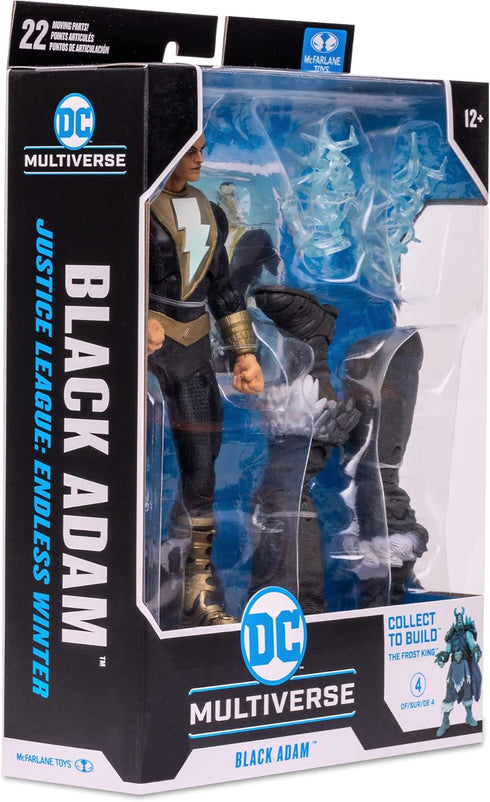 McFarlane Toys DC Multiverse Black Adam Endless Winter 7" Action Figure with Build-A Frost King Piece and Accessories...