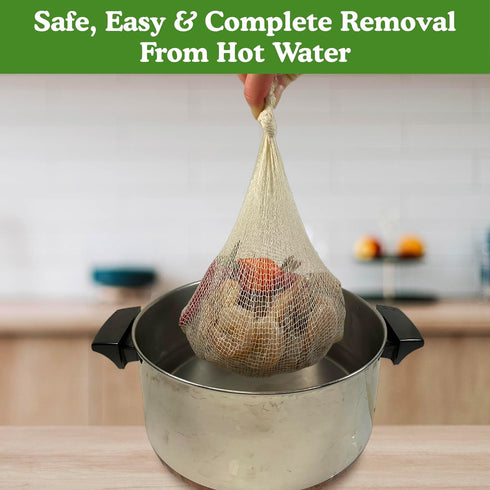 Regency Wraps Boil 'n' Wraps Steamer Bags for Safe and Easy Cooking of Shellfish, Crabs, Clams, Vegetables, and More, Natural, 24” (Pack of 3)...