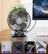 2Pack Desk Fan, USB Fan for Desk, Mini Desk Fan, 3 Speed Rotation Strong Wind, Protable Small Desktop Cooling Fan, Quite Mini Personal Fan for Hom...