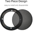 4" Speaker Grill Covers, Car Speaker Subwoofer Guard Protector, ABS Plastic Frame with Metal Mesh, Black - 2Pcs...