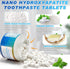 Toothpaste Tablets, Nano Hydroxyapatite Toothpaste| Travel Mouthwash Tablets| Natural Fluoride Free & Eco Peppermint Chewable Toothpaste Tablet fo...