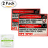 Nest Ring the Bell Stickers | Set of 2 | 4" x 2.5" | Vinyl Decals Audio & Video Surveillance Doorbell Weatherproof UV Resistant Laminate...