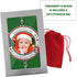 Grandchildren Photo Christmas Ornament - Dated 2025 Charm - Red White and Green Enameled and Jeweled Accents - Grandkids Picture Xmas Ornaments fo...