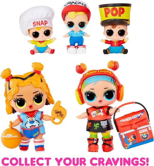 L.O.L. Surprise! Loves Mini Sweets S3 Deluxe- Kellogg's with 4 Dolls, Accessories, Limited Edition Dolls, Candy and Cereal Theme, Kellogg’s Theme,...