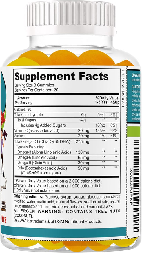 Ez Focus Gummies for Kids Brain Focus Support Chewable Focus Kids Vitamins Attention Supplement for Kids Children and Teens Kids Gummies for Focus...