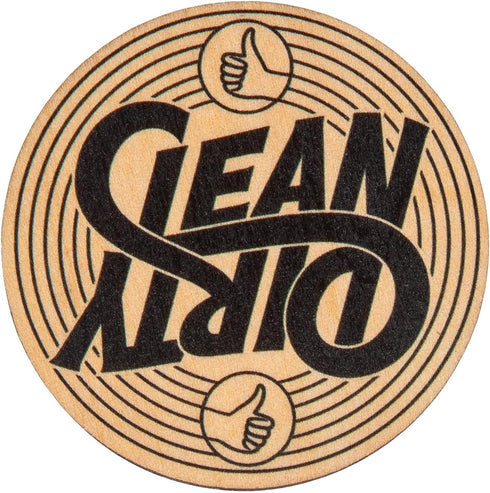 Stellar Factory Rotatable Wood Dishwasher Magnet: Clean VS. Dirty