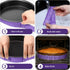 6 Pieces Colorful Baking Even Strip Cake Pan Baking Strips Absorbent Thick Cake Strips Baking Tray Protection Straps for Home Kitchen Baking Suppl...