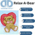 DIAMOND DOTZ ® - Relax-A-Bear, Partial Drill, Round Dotz, Diamond Painting Kits, Diamond Art Kits for Adults, Gem Art, Diamond Art, Kits, 13.8"x10...